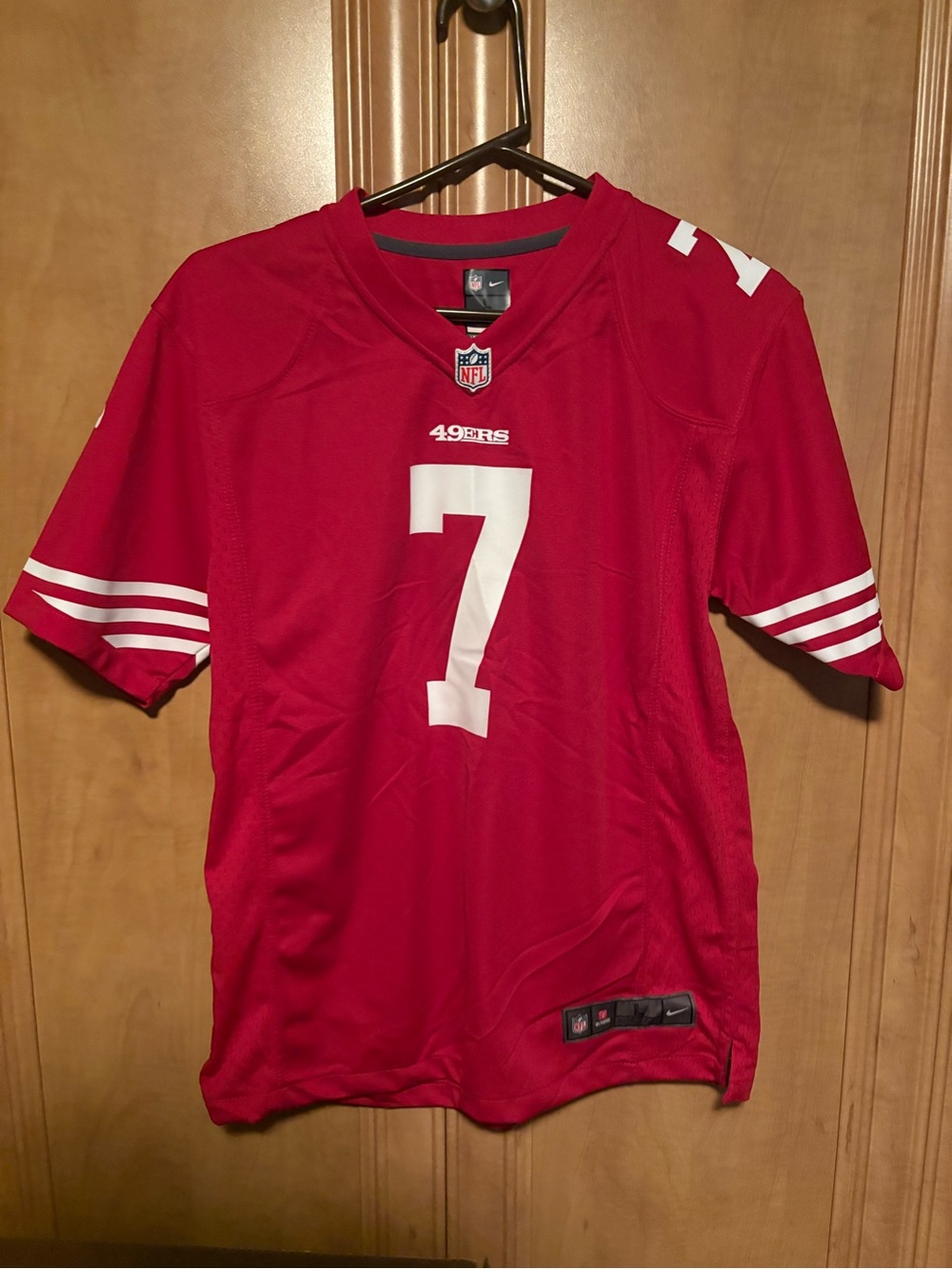 NFL San Francisco 49ers Red and White #7 Youth Jersey